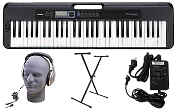 CASIO CT-S300 61鍵盤 電子ピアノ セット Amazon | CASIO CT-S300 ブラック 61鍵盤 Casiotone キーボード
